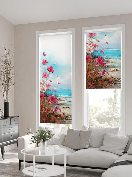 Рулонная штора для кухни для детской Флордо - 164 - ширина 57 см - фото 2