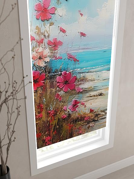 Рулонная штора для кухни для детской Флордо - 164 - ширина 57 см - фото 3