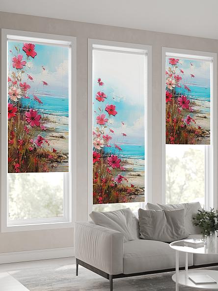 Рулонная штора для кухни для детской Флордо - 164 - ширина 57 см - фото 4