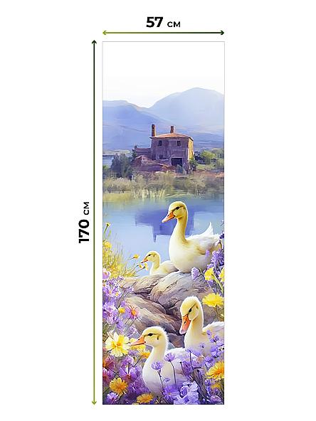 Рулонная штора для кухни для детской Флордо - 165 - ширина 57 см - фото 5