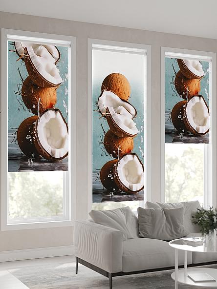 Рулонная штора для кухни для детской Флордо - 172 - ширина 57 см - фото 4