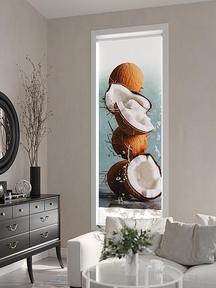 Рулонная штора для кухни для детской Флордо - 172 - ширина 57 см - фото 6