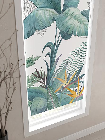 Рулонная штора для кухни для детской Флордо - 176 - ширина 57 см - фото 3