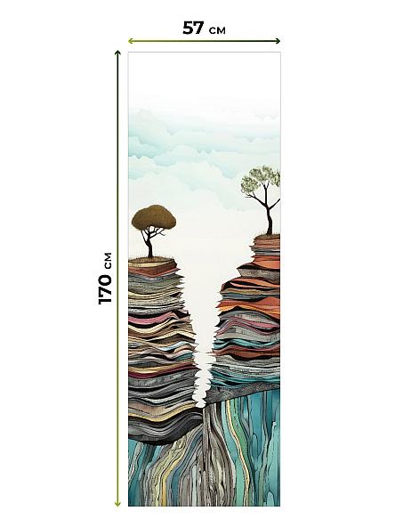 Рулонная штора для кухни для детской Флордо - 177 - ширина 57 см - фото 5