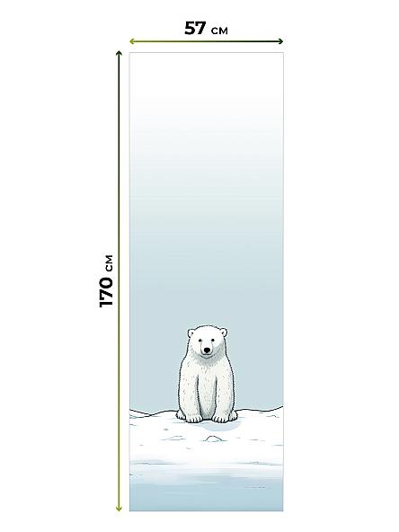 Рулонная штора для кухни для детской Флордо - 180 - ширина 57 см - фото 5