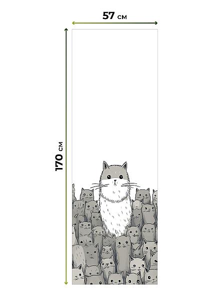 Рулонная штора для кухни для детской Флордо - 182 - ширина 57 см - фото 5