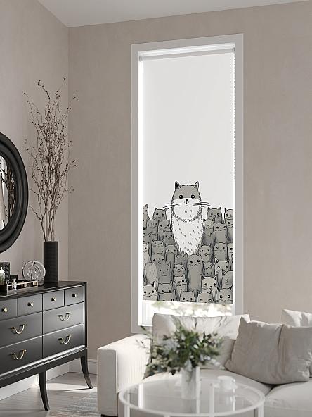 Рулонная штора для кухни для детской Флордо - 182 - ширина 57 см - фото 6