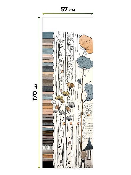 Рулонная штора для кухни для детской Флордо - 183 - ширина 57 см - фото 5