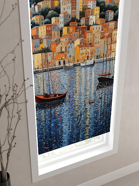 Рулонная штора для кухни для детской Флордо - 186 - ширина 57 см - фото 3