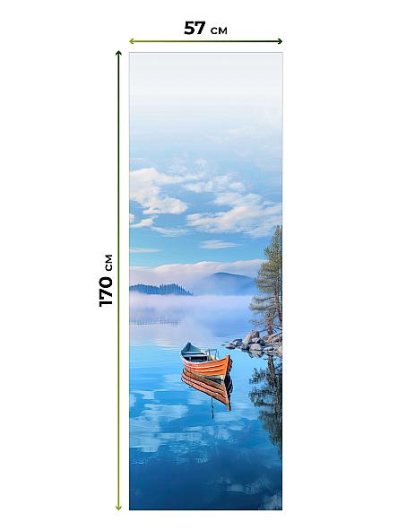 Рулонная штора для кухни для детской Флордо - 187 - ширина 57 см - фото 5