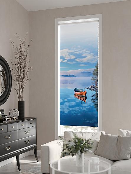 Рулонная штора для кухни для детской Флордо - 187 - ширина 57 см - фото 6