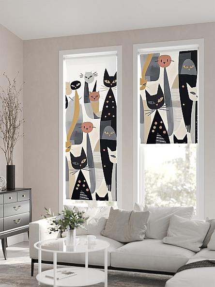 Рулонная штора для кухни для детской Флордо - 191 - ширина 57 см - фото 2