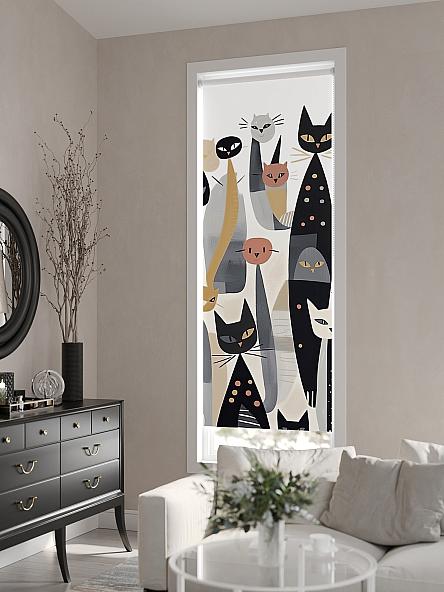 Рулонная штора для кухни для детской Флордо - 191 - ширина 57 см - фото 6