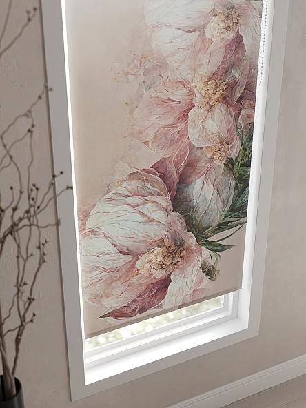 Рулонная штора для кухни для детской Нертонс - 01 - ширина 68 см - фото 3