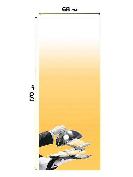 Рулонная штора для кухни для детской Нертонс - 03 - ширина 68 см - фото 5