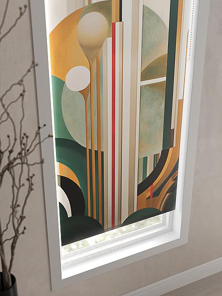 Рулонная штора для кухни для детской Нертонс - 35 - ширина 68 см - фото 3