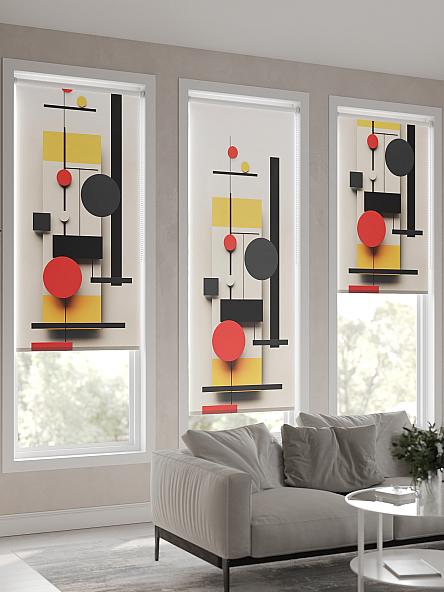 Рулонная штора для кухни для детской Нертонс - 47 - ширина 68 см - фото 4