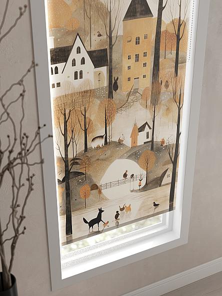 Рулонная штора для кухни для детской Нертонс - 55 - ширина 68 см - фото 3