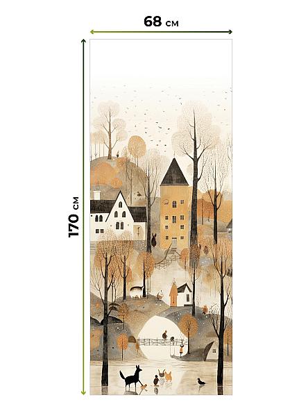 Рулонная штора для кухни для детской Нертонс - 55 - ширина 68 см - фото 5