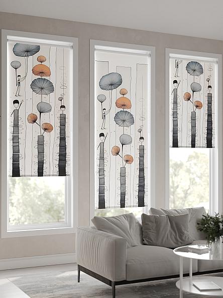 Рулонная штора для кухни для детской Нертонс - 68 - ширина 68 см - фото 4