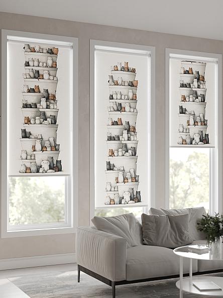 Рулонная штора для кухни для детской Нертонс - 70 - ширина 68 см - фото 4