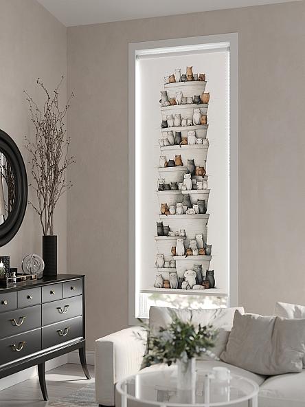 Рулонная штора для кухни для детской Нертонс - 70 - ширина 68 см - фото 6