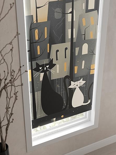 Рулонная штора для кухни для детской Нертонс - 84 - ширина 68 см - фото 3