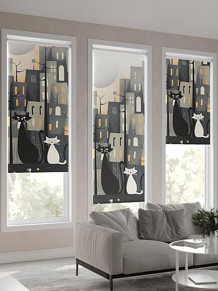 Рулонная штора для кухни для детской Нертонс - 84 - ширина 68 см - фото 4