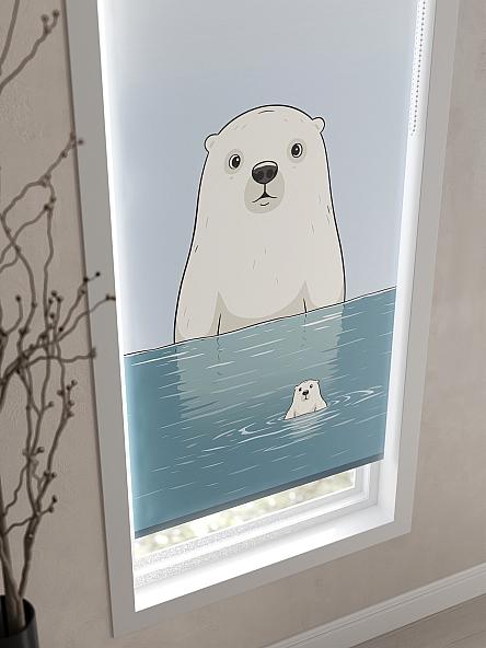 Рулонная штора для кухни для детской Нертонс - 86 - ширина 68 см - фото 3