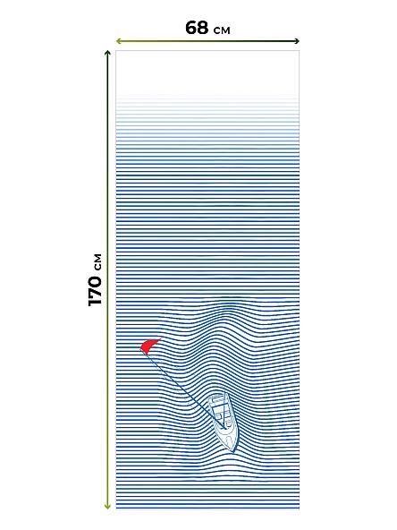 Рулонная штора для кухни для детской Нертонс - 106 - ширина 68 см - фото 5