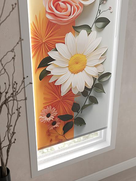 Рулонная штора для кухни для детской Нертонс - 113 - ширина 68 см - фото 3