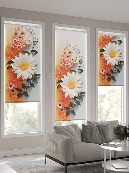 Рулонная штора для кухни для детской Нертонс - 113 - ширина 68 см - фото 4