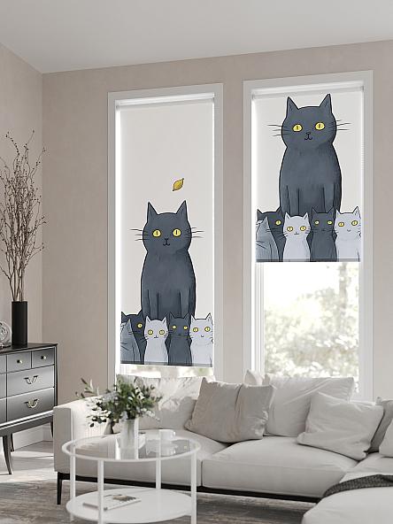 Рулонная штора для кухни для детской Нертонс - 114 - ширина 68 см - фото 2