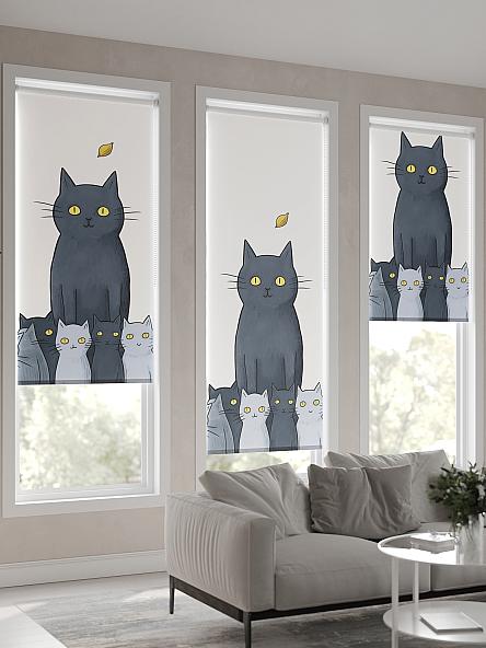 Рулонная штора для кухни для детской Нертонс - 114 - ширина 68 см - фото 4