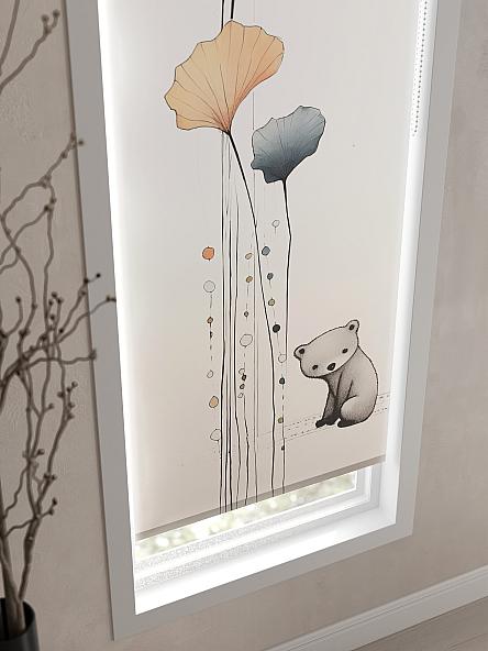 Рулонная штора для кухни для детской Нертонс - 119 - ширина 68 см - фото 3