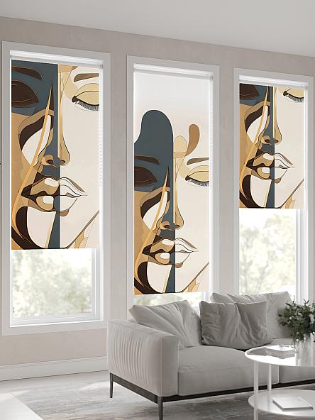 Рулонная штора для кухни для детской Нертонс - 131 - ширина 68 см - фото 4