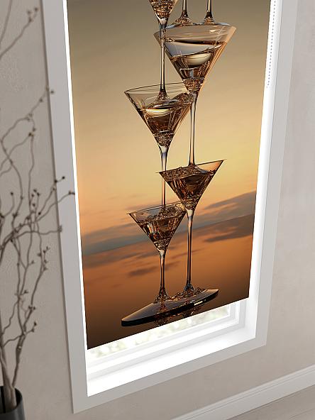 Рулонная штора для кухни для детской Нертонс - 135 - ширина 68 см - фото 3