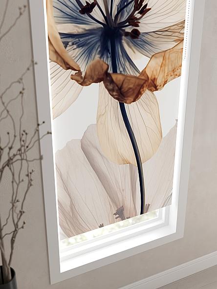 Рулонная штора для кухни для детской Нертонс - 142 - ширина 68 см - фото 3