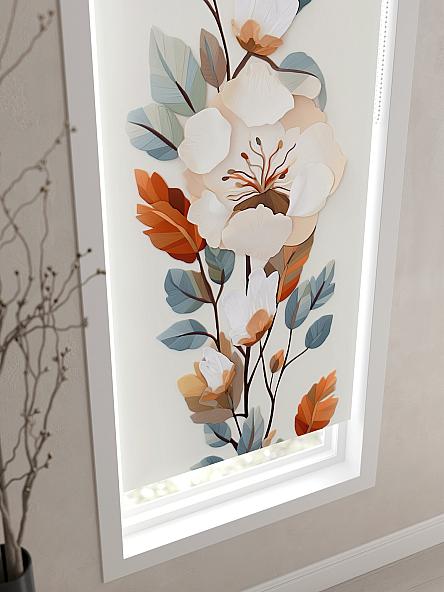 Рулонная штора для кухни для детской Нертонс - 143 - ширина 68 см - фото 3