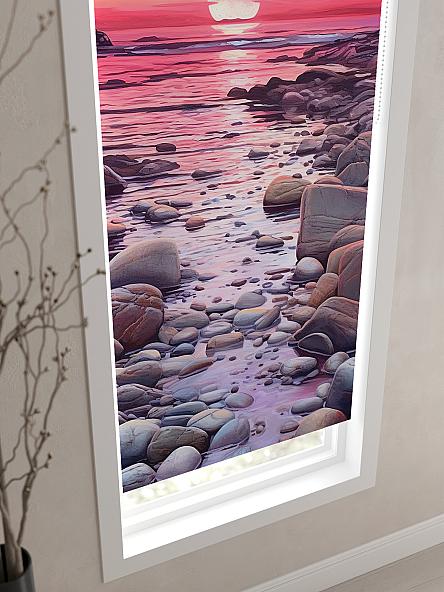 Рулонная штора для кухни для детской Нертонс - 150 - ширина 68 см - фото 3