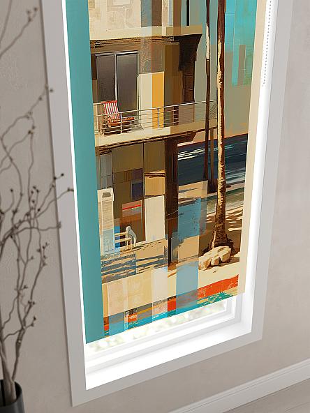 Рулонная штора для кухни для детской Нертонс - 151 - ширина 68 см - фото 3