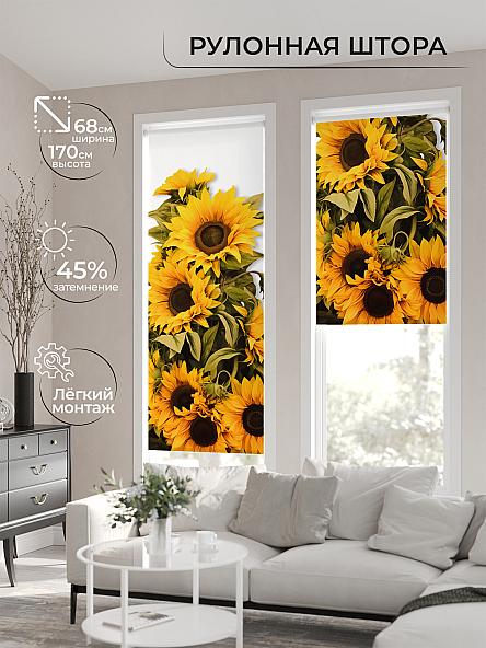 Рулонная штора для кухни для детской Нертонс - 157 - ширина 68 см