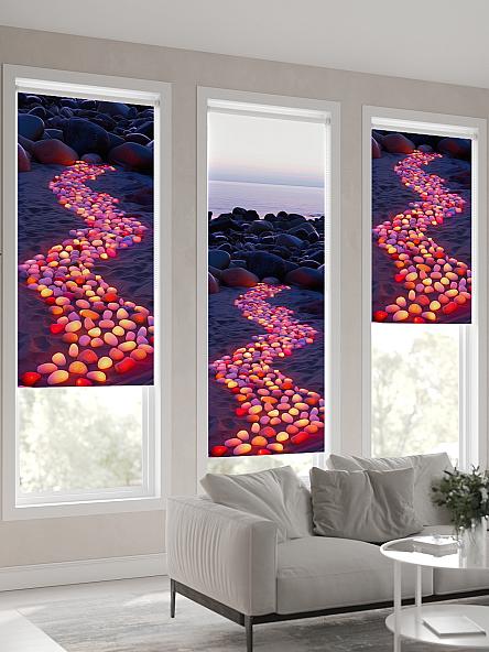 Рулонная штора для кухни для детской Нертонс - 159 - ширина 68 см - фото 4