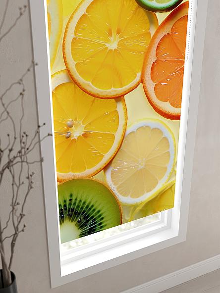 Рулонная штора для кухни для детской Нертонс - 163 - ширина 68 см - фото 3