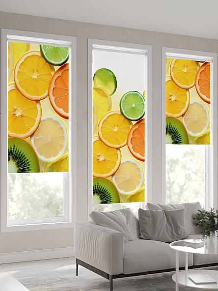 Рулонная штора для кухни для детской Нертонс - 163 - ширина 68 см - фото 4