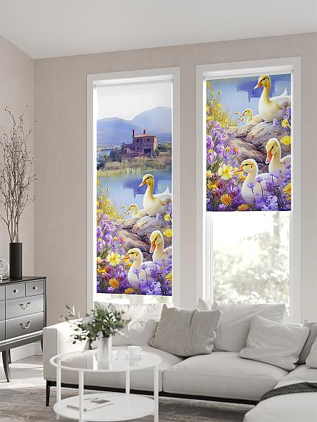 Рулонная штора для кухни для детской Нертонс - 165 - ширина 68 см - фото 2