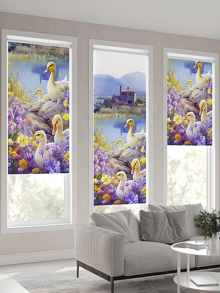 Рулонная штора для кухни для детской Нертонс - 165 - ширина 68 см - фото 4