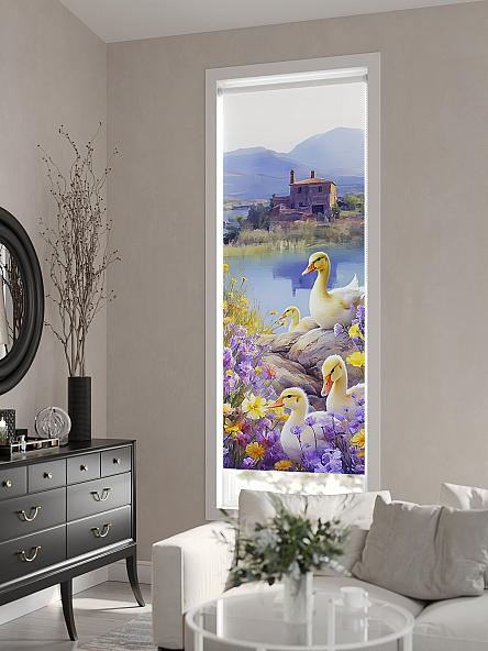 Рулонная штора для кухни для детской Нертонс - 165 - ширина 68 см - фото 6