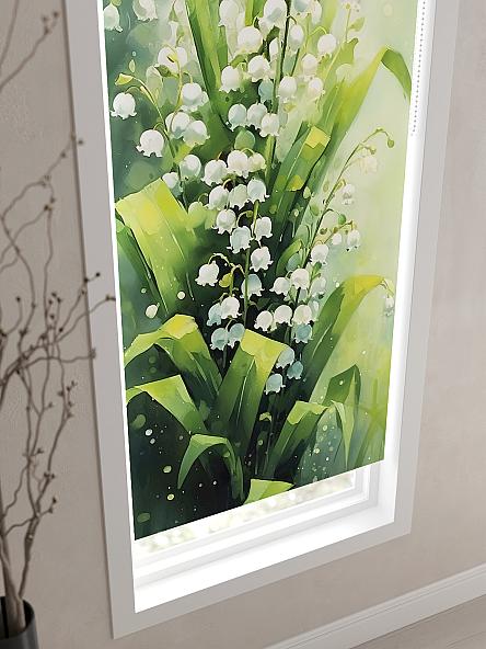 Рулонная штора для кухни для детской Нертонс - 168 - ширина 68 см - фото 3