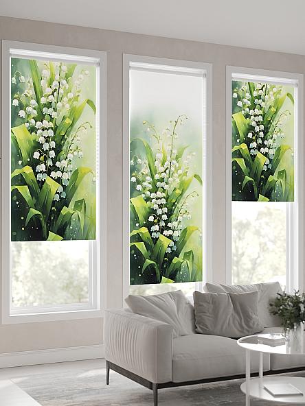 Рулонная штора для кухни для детской Нертонс - 168 - ширина 68 см - фото 4